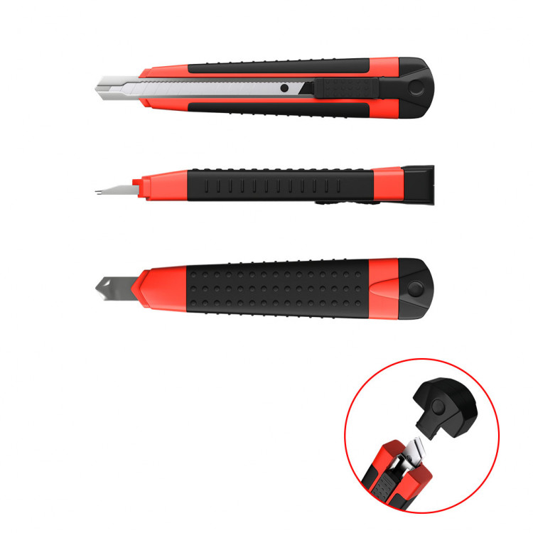 Скалпел 9мм, пвц со мет. шина Arow